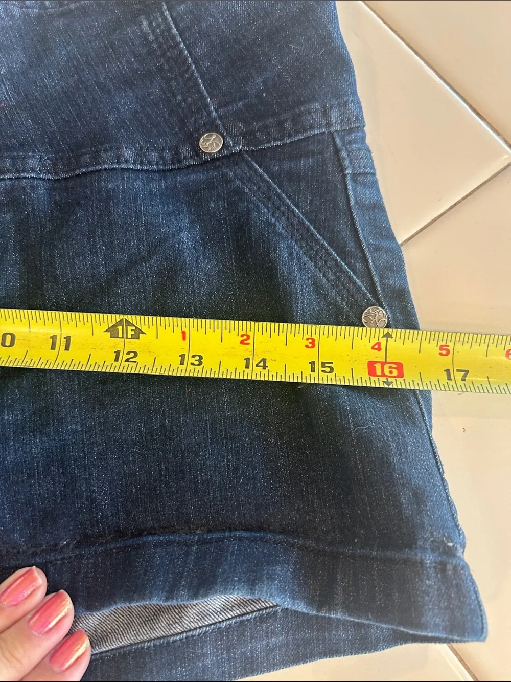 Woman’s denim shorts
